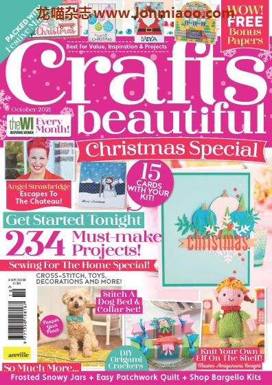 [英国版]Crafts Beautiful 手工杂志 2021年10月刊